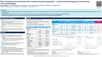 Risk of Seizures Among Patients with Cerebral Amyloid Angiopathy – a Nationwide Retrospective Cohort Study in the United States