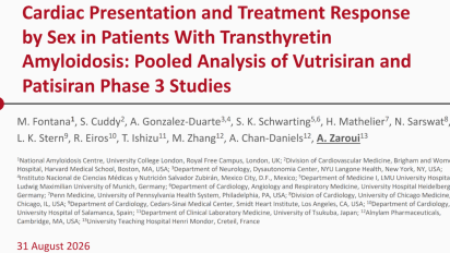 Cardiac presentation and treatment response by sex in patients with transthyretin amyloidosis: pooled analysis of vutrisiran and patisiran Phase 3 studies